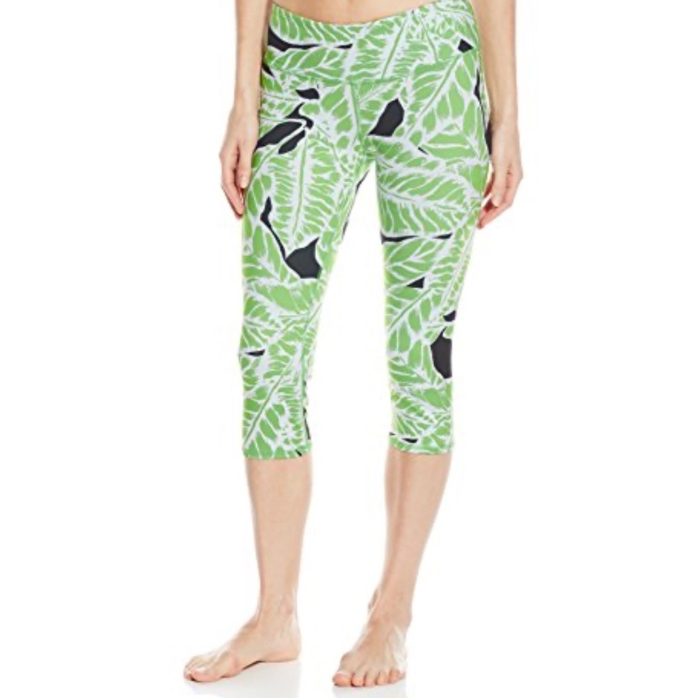 Alo Yoga Airbrush Leggings Palm Springs Glowstick Capri High‎ Waisted